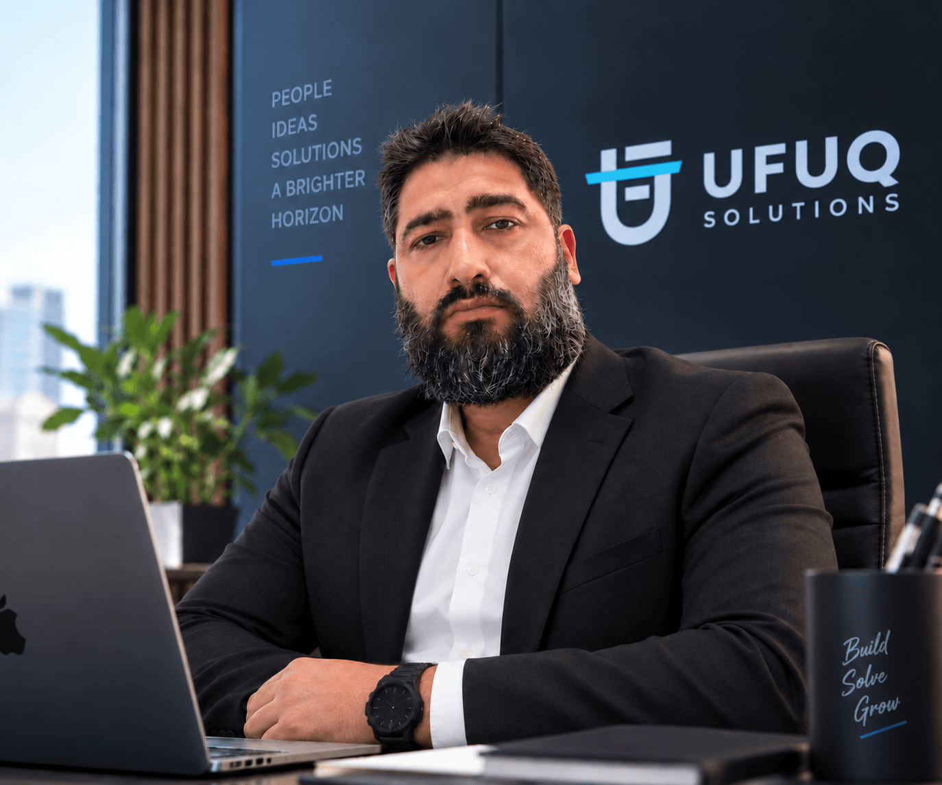 Odai Alodeh, Founder and CEO of UFUQ Solutions